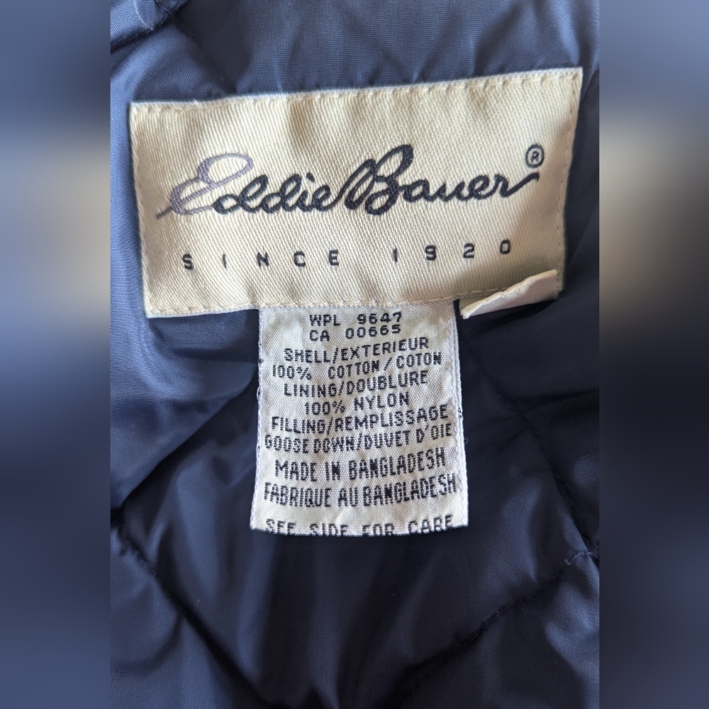 Eddie Bauer Goose Down Winter Barn Coat Women's Small - Picture 9 of 16